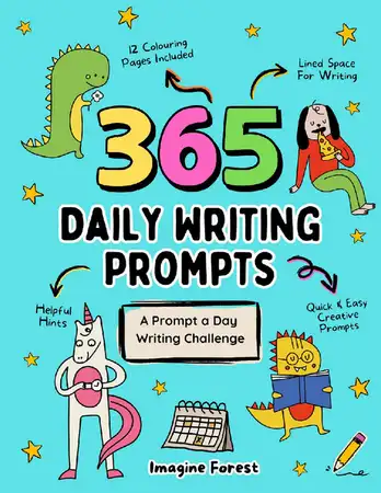Book Preview: 365 Daily Writing Prompts Workbook by Imagine Forest