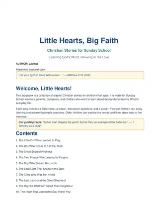 Little hearts big faith