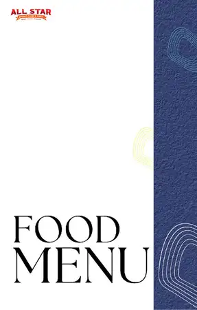 ALL STAR FOOD MENU