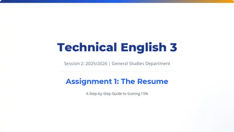 Resume Writing