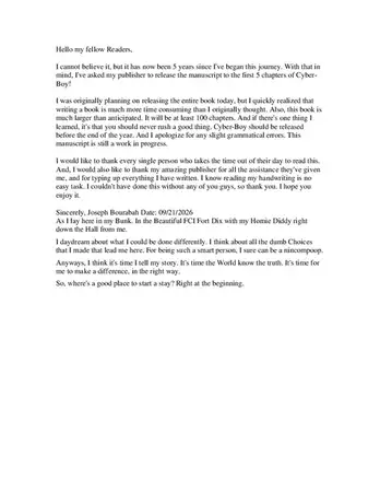 Cyber-Boy The First 5 Chapters